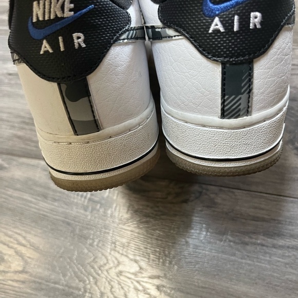 NIKE AIR FORCE 1 Remix Pack street youth unisex Shoes White Leather sneaker 6.5Y - Picture 8 of 14